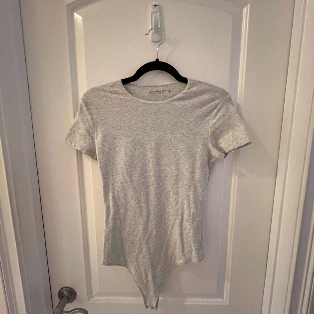 Abercrombie & Fitch Light Gray Bodysuit